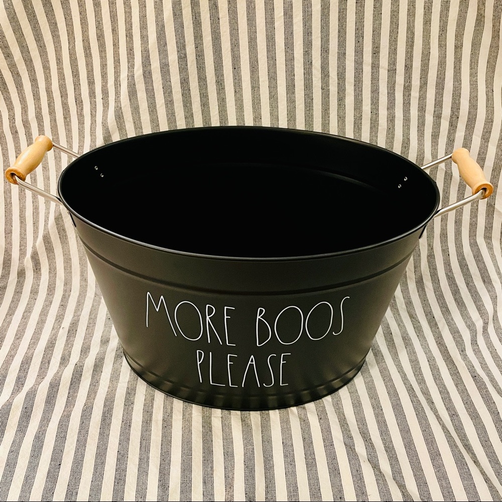 New! Rae Dunn More Boos Please Bucket☆